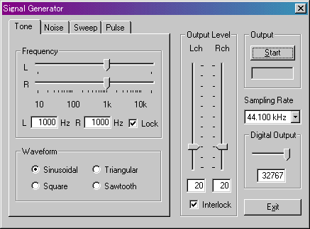 test tone generator 30 min file